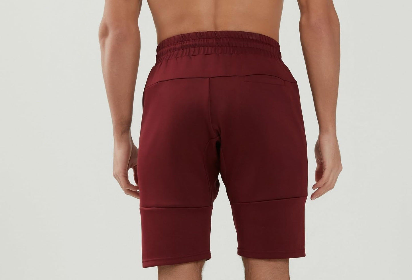 WORWE Pantalones Cortos para Hombre de Entrenamiento con Bolsillos con Cremallera para Correr, Gimnasio, Yoga, Crossfit