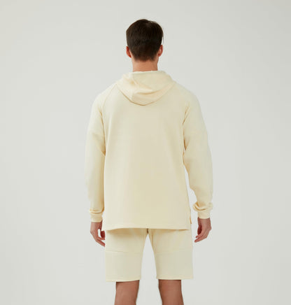 WORWE Sudadera Manga Larga con Capucha Hombre termica Secado rapido Gym Moda Deportiva Anti-UV Transpirable versión Suelto Oversize Nuevo Tejido de Alto Rendimiento