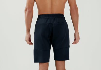 WORWE Pantalones Cortos para Hombre de Entrenamiento con Bolsillos con Cremallera para Correr, Gimnasio, Yoga, Crossfit