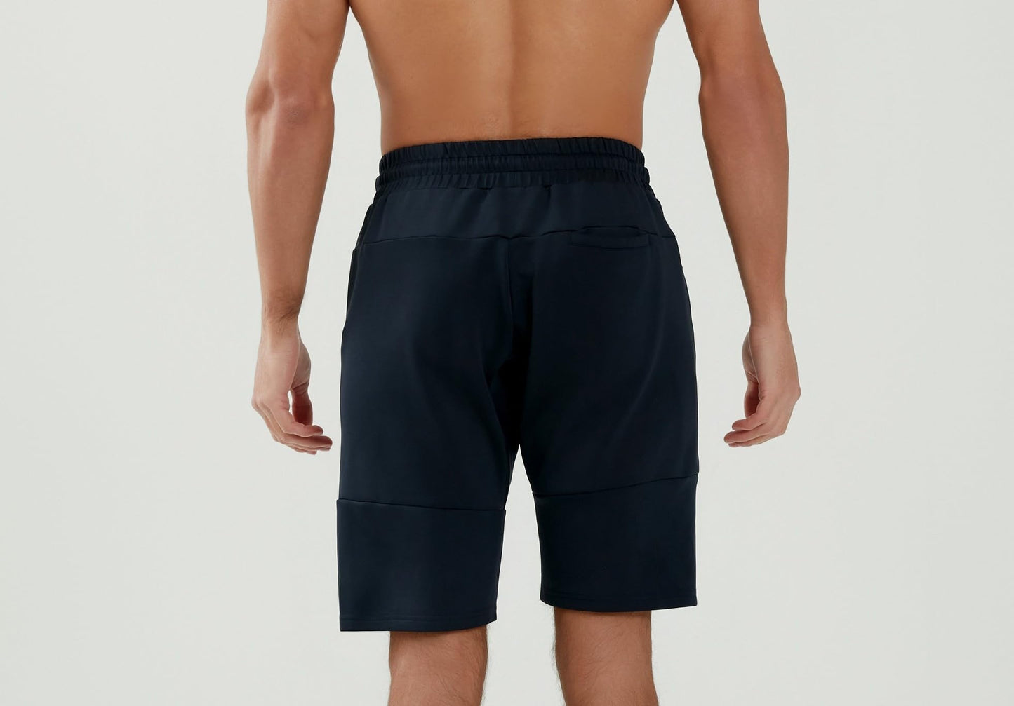 WORWE Pantalones Cortos para Hombre de Entrenamiento con Bolsillos con Cremallera para Correr, Gimnasio, Yoga, Crossfit