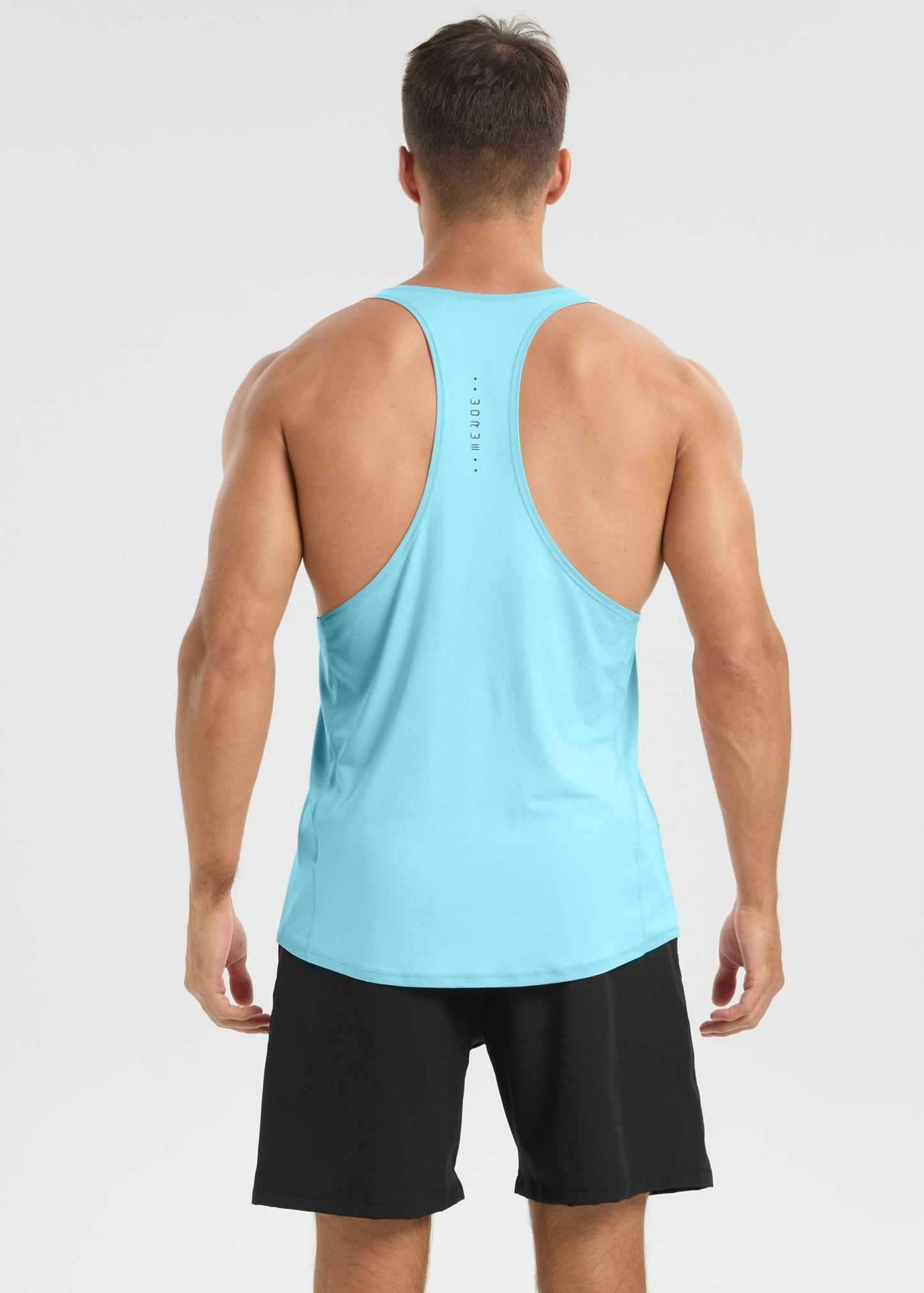 WORWE Camiseta de Tirante Hombre Vida Cotidiana sin Mangas Fashion Entrenamiento Gimnasio Running Tanspirable Secado rapido Deportiva Chaleco Antibacteriano y Desodorante