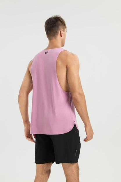 WORWE Camiseta sin Mangas Hombre Tirante Vida Cotidiana Fashion Entrenamiento Gimnasio Running Tanspirable Secado rapido Deportiva Chaleco Antibacteriano y Desodorante