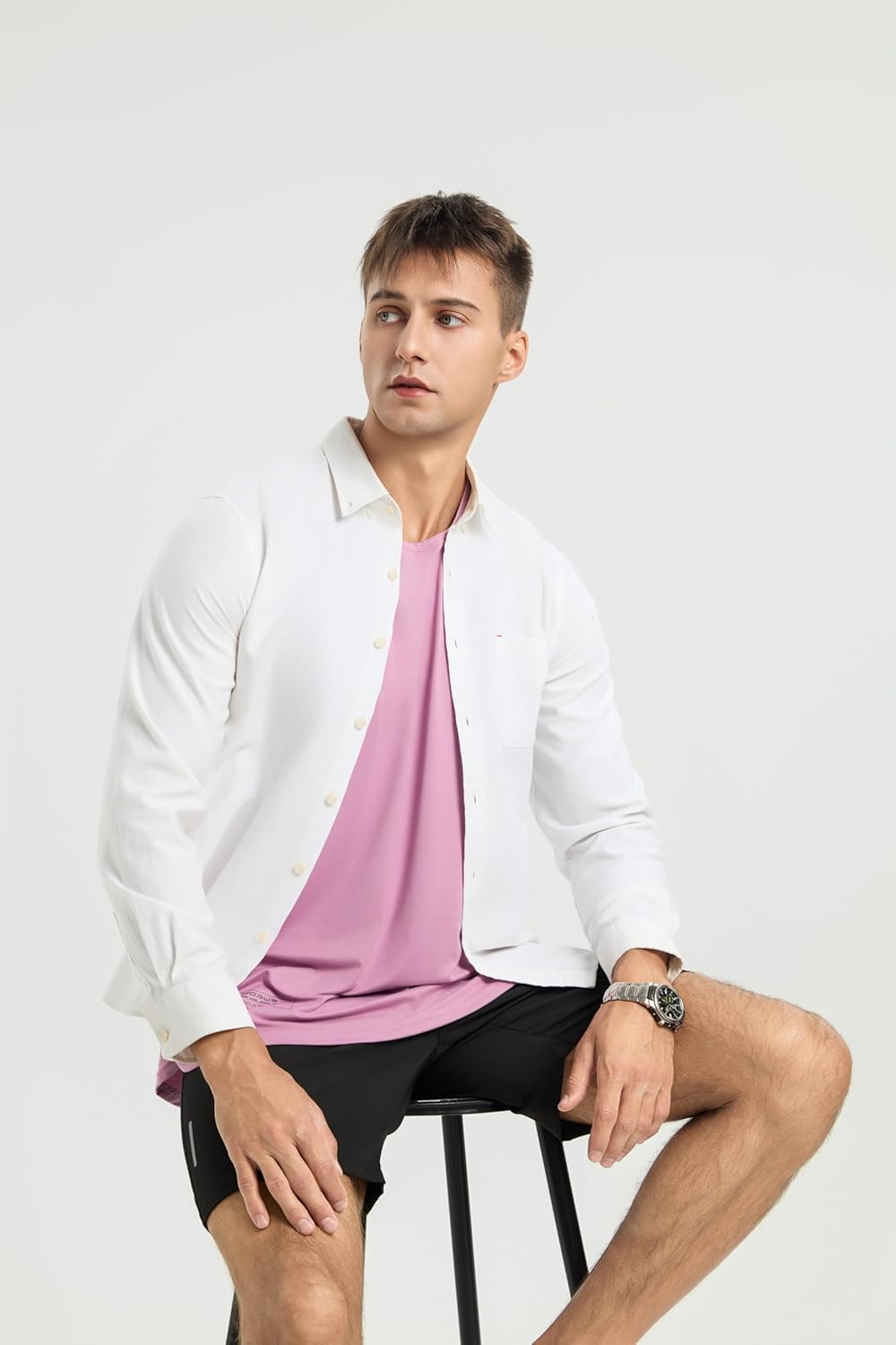 WORWE Camiseta sin Mangas Hombre Tirante Vida Cotidiana Fashion Entrenamiento Gimnasio Running Tanspirable Secado rapido Deportiva Chaleco Antibacteriano y Desodorante